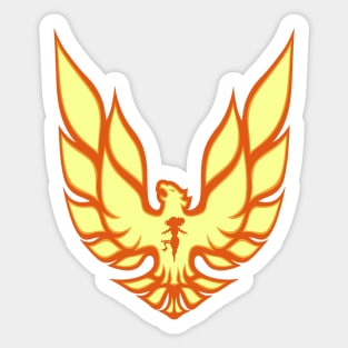 Fire Bird Sticker